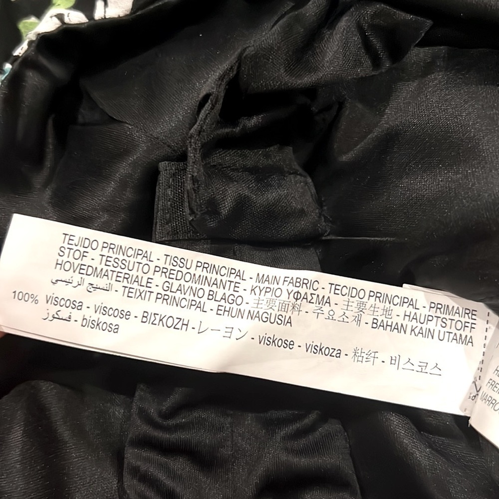 Zara Draped Floral Bodysuit - Picture 9 of 11